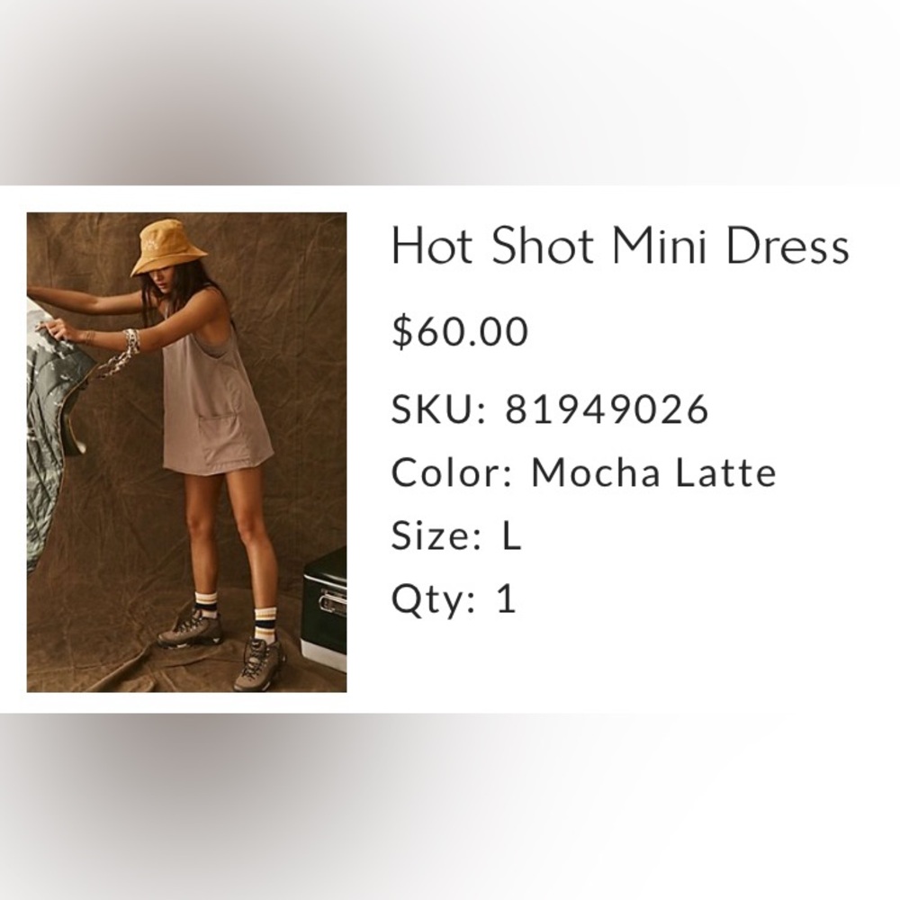 Hot shot mini FP movement dress